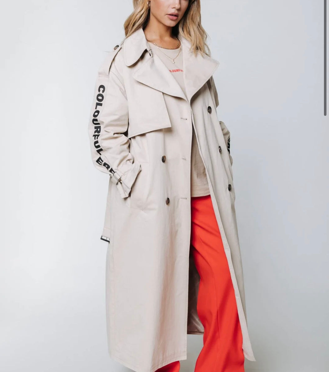 Colourful Rebel Kaia Trenchcoats