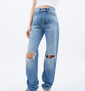 DrDenim Beth Drift Mid Knee Gash