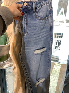 Redial Wide Leg ripped mit Schlitz